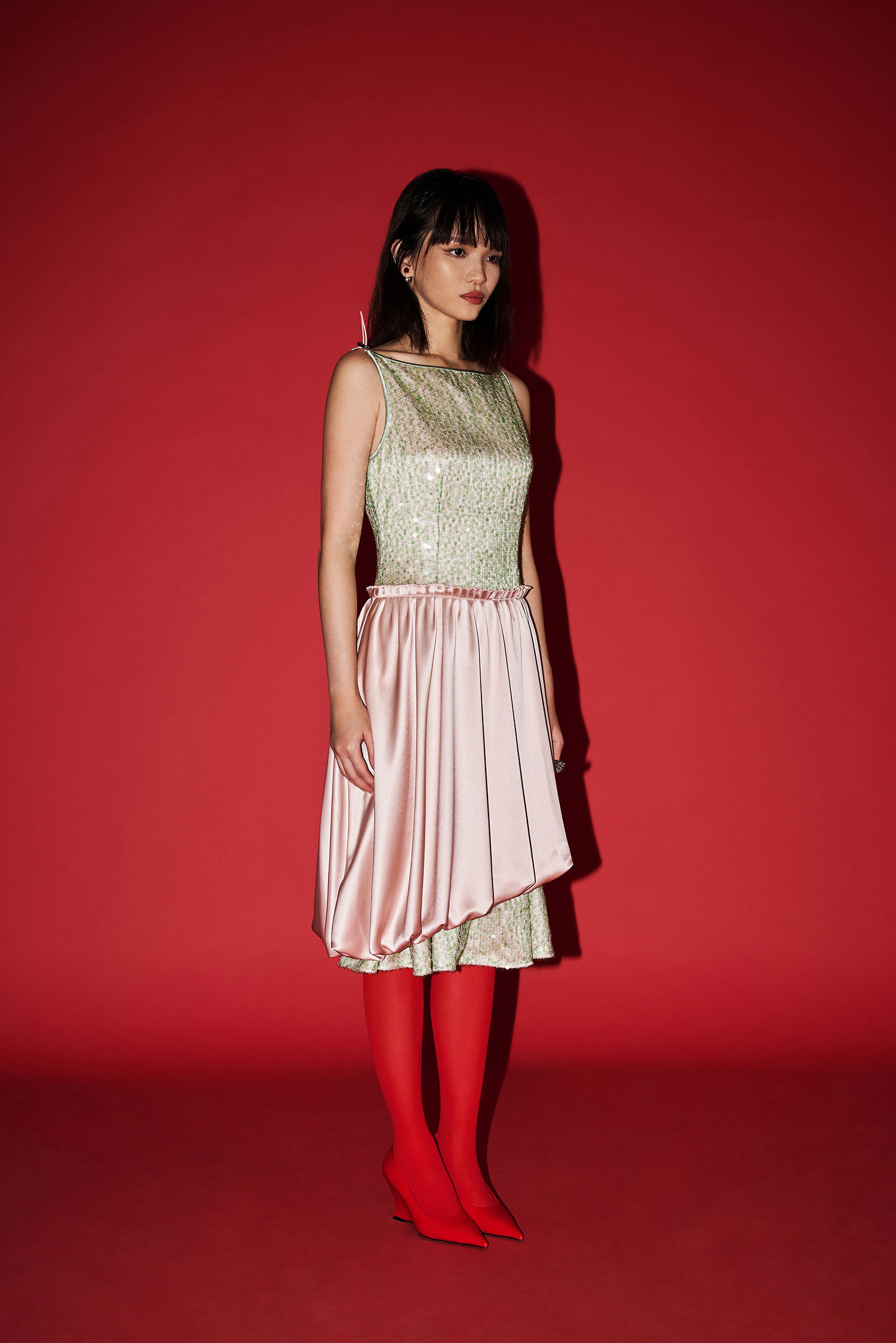 Sequined Bubble Midi Dress - Image 2