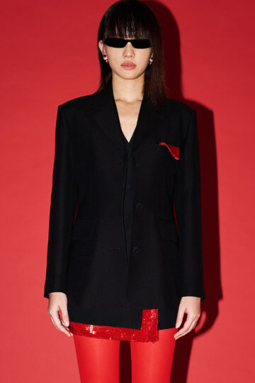 Silk Wool Tailored Jacket