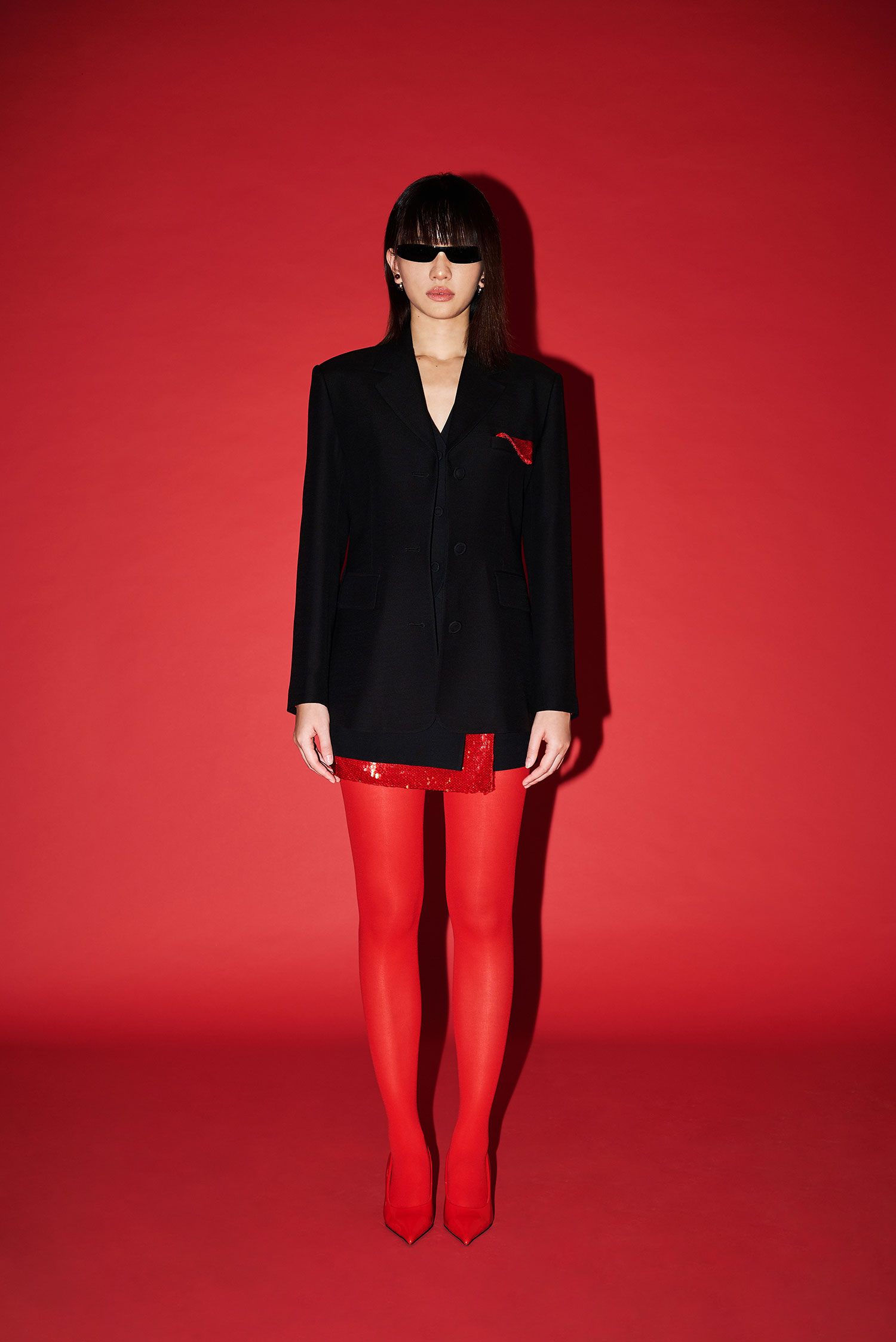 Silk Wool Tailored Jacket - Image 2