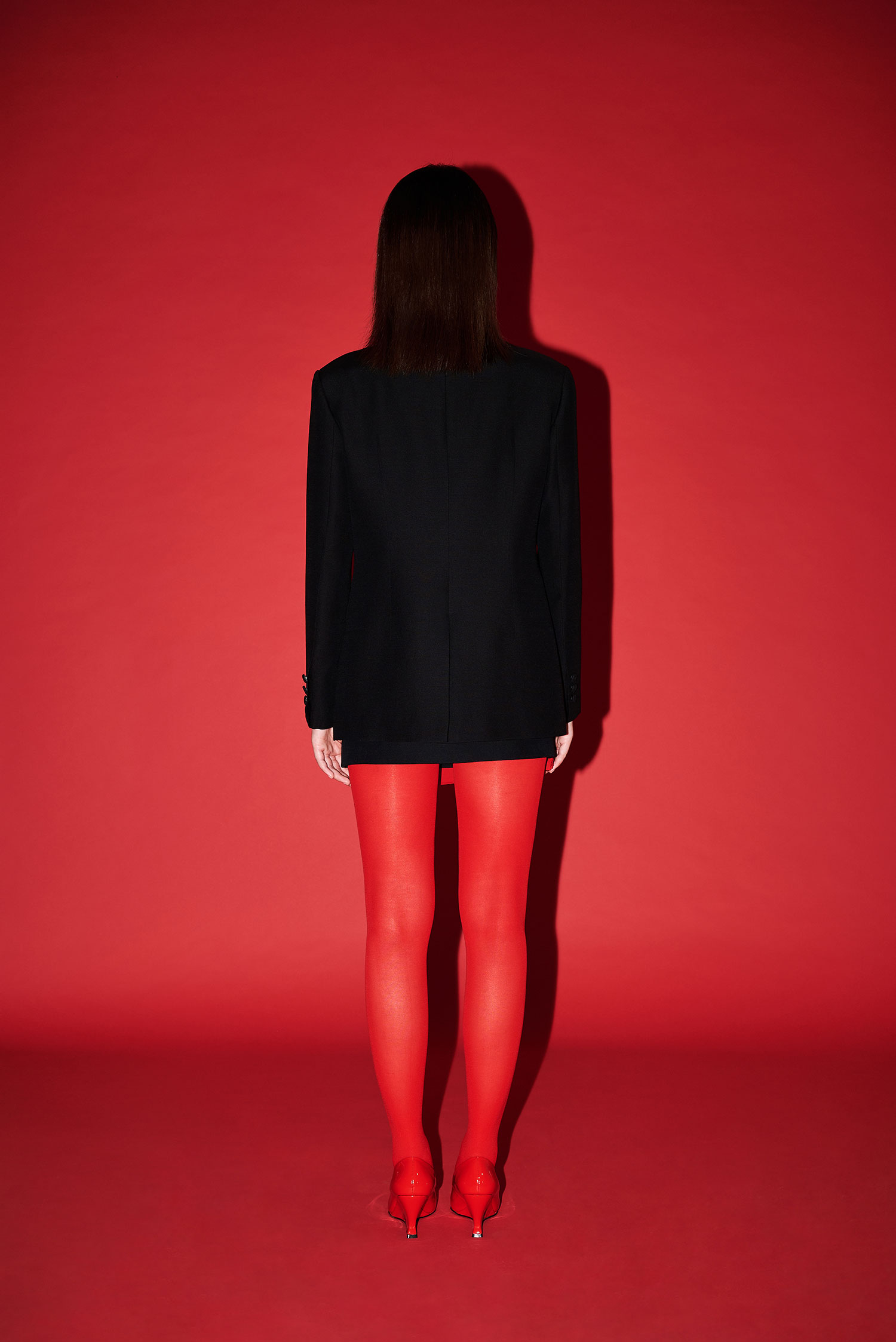 Silk Wool Tailored Jacket - Image 4