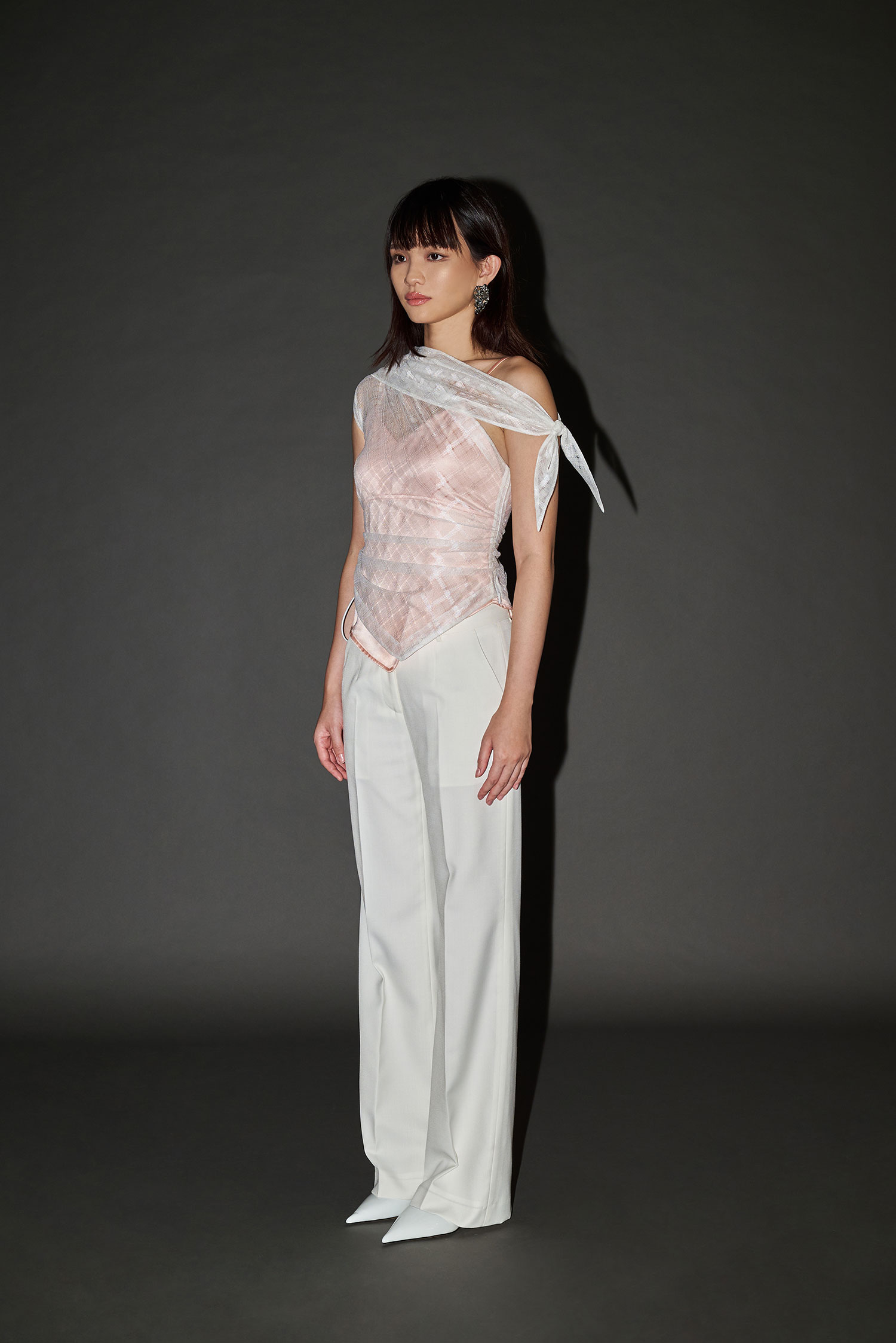 Wool Blend Tailored Trousers - Image 3