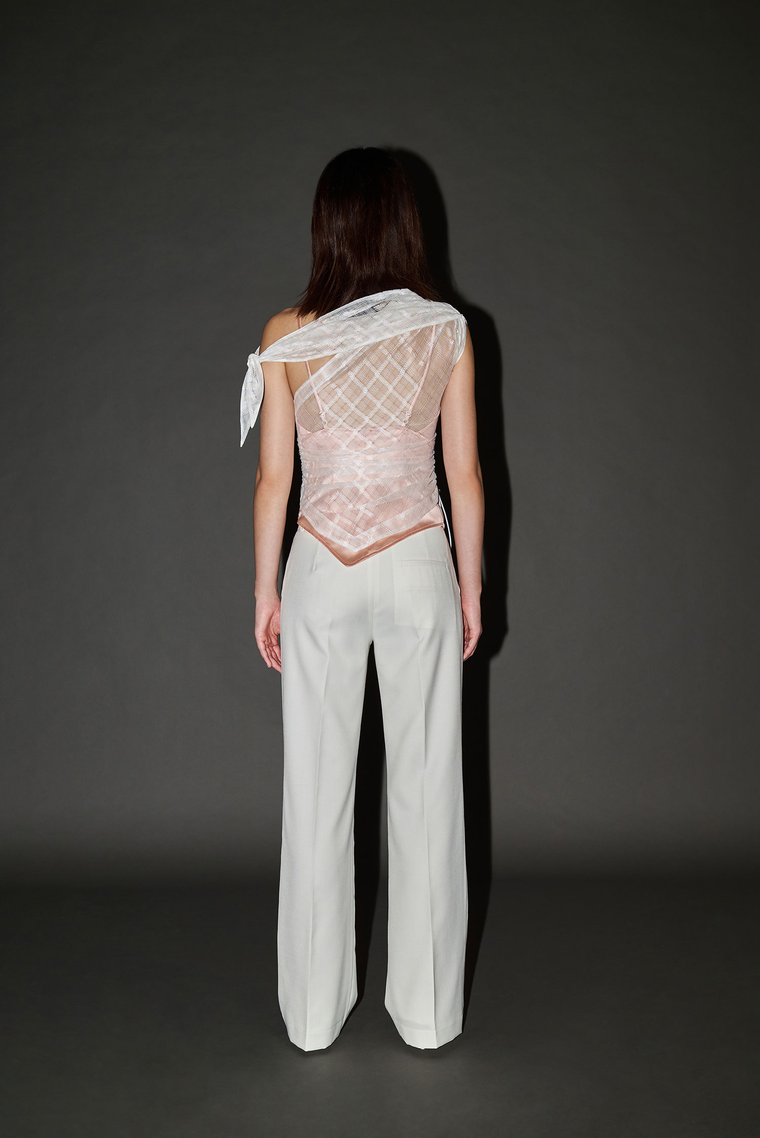 Wool Blend Tailored Trousers - Image 4